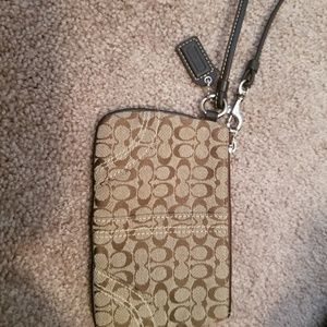 Coach wristlet